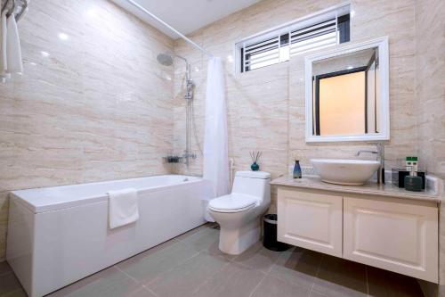 Ένα μπάνιο στο Minh Long Hotel