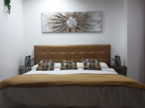 Postel nebo postele na pokoji v ubytování Apartamento La Roca Chica Torremolinos
