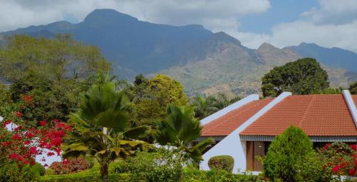 Pemandangan gunung umum atau pemandangan gunung yang diambil dari hotel