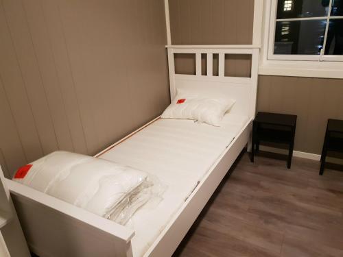 Postel nebo postele na pokoji v ubytování Havglimt