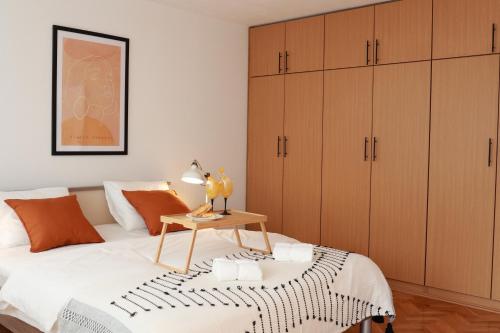 Posteľ alebo postele v izbe v ubytovaní Apartment Pampas