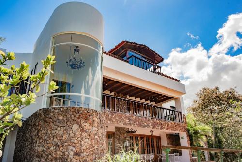 Μπαλκόνι ή βεράντα στο Hotel Don Ernesto By La Chimba