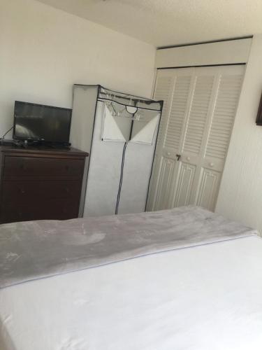 Cama o camas de una habitación en Deparmento en Cabo Marcas Diamante con vistas y atardeceres espectaculares, acceso a la playa, WIFI, Restaurante