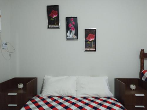 Кровать или кровати в номере Casa Temporada Cabo Frio 2 Quartos com Ar Cond