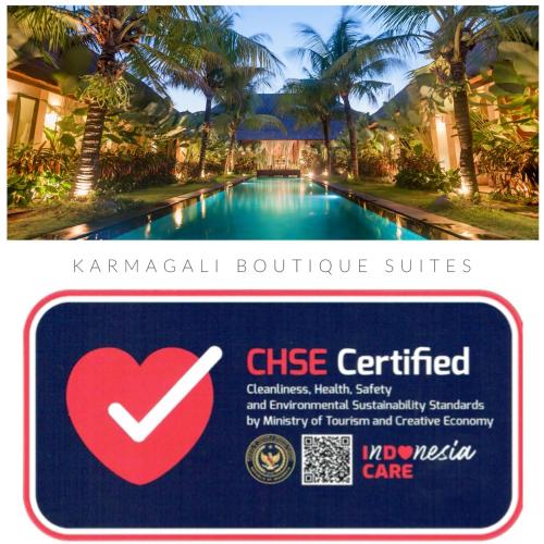 Certifikát, hodnocení, plakát nebo jiný dokument vystavený v ubytování Karmagali Suites Adults only & Private Pool Family Villas