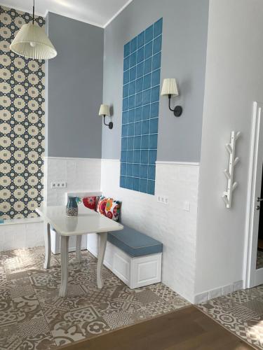 Гостиная зона в Lux Apartment Studio