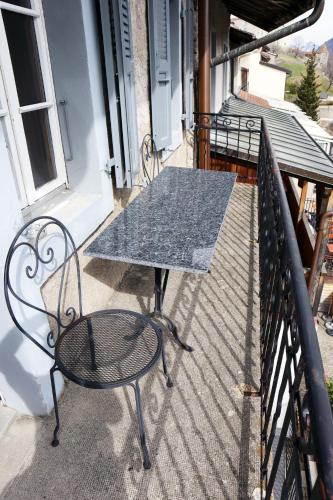 Balkón nebo terasa v ubytování Gruyère Rooms