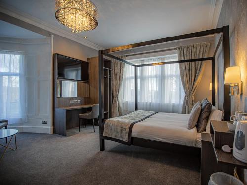 Ліжко або ліжка в номері Sure Hotel by Best Western Lockerbie