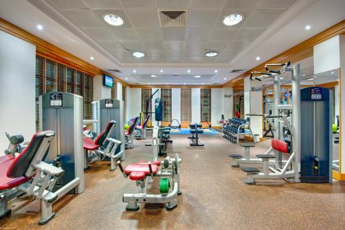 Das Fitnesscenter und/oder die Fitnesseinrichtungen in der Unterkunft InterContinental Muscat by IHG