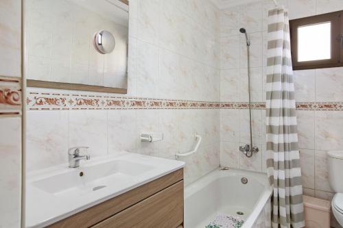 Koupelna v ubytování Casa Alegria 2