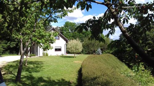 a house in the middle of a yard at Villa FRIDA in Rogaška Slatina