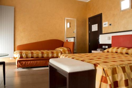 Hotel Dei Naniにあるベッド