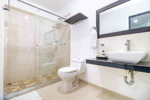 Ένα μπάνιο στο Ayenda Quinta Estación