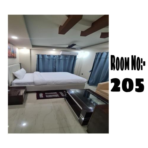 a small room with a bed in a room nlc at Hotel Sara PVT LTD in Janakpur