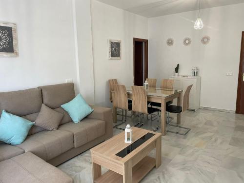 Ruang duduk di Apartamento Centro Playa