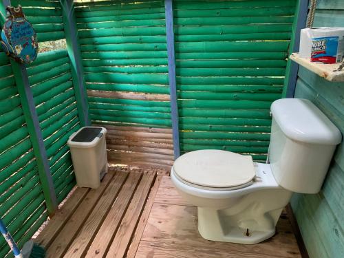 Koupelna v ubytování ENSUEÑOS miskita house