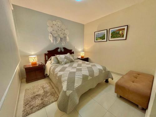 CASA MOTTA房間的床