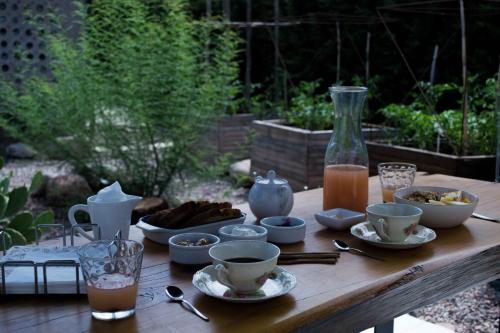 En have udenfor Refugio Padma