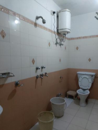 Koupelna v ubytování Hotel Vijay laxmi