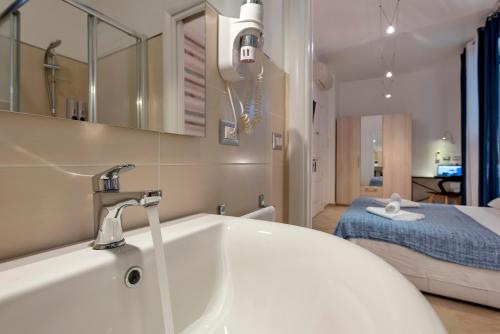 Koupelna v ubytování Terre Bianche