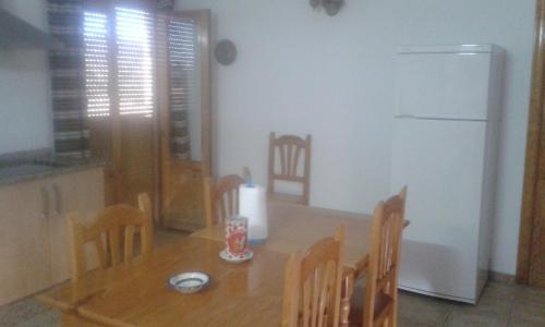 Kuchyň nebo kuchyňský kout v ubytování Hostal El Arrecife