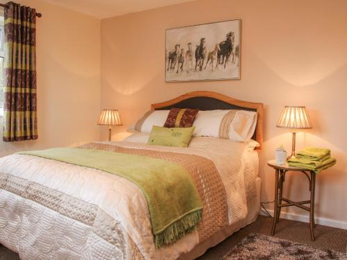 En eller flere senge i et værelse på Glen Helen