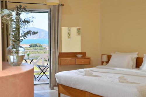 Postel nebo postele na pokoji v ubytování Villa Reverenza