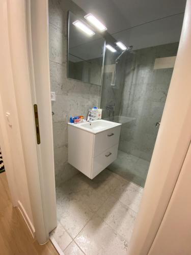 Koupelna v ubytování Apartament Dorobanti