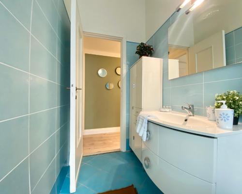 Vannituba majutusasutuses CasaViva - Central Beautiful Bilo in Santa Margherita L.