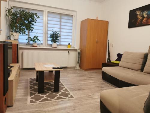 Posezení v ubytování Opole Apartament Mieszkanie u Łukasza