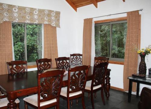 Χώρος καθιστικού στο Casa Country Pucón