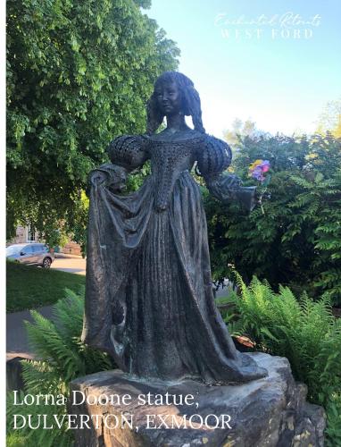 Κήπος έξω από το Enchanted Retreats at West Ford Devon