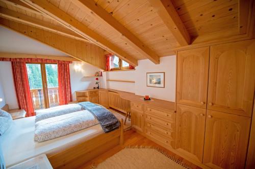 Cama o camas de una habitación en Chalet Prinoth
