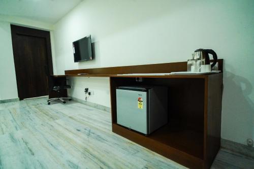 Una cocina o cocineta en Welkin Hotel