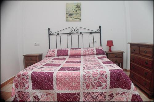 Llit o llits en una habitació de Apartamento Conil San Jose