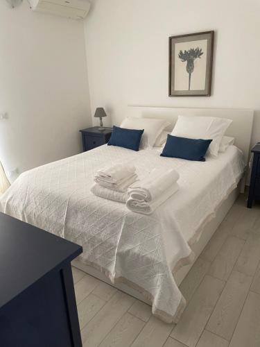 Postel nebo postele na pokoji v ubytování Villa Costanza