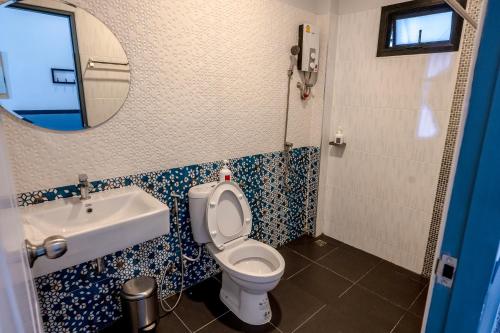 Ein Badezimmer in der Unterkunft บ้านสุขซอย5