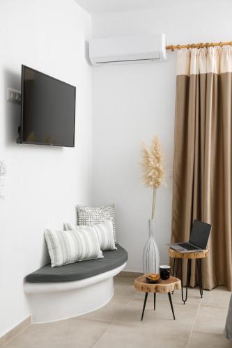 TV o dispositivi per l'intrattenimento presso Naxos Earth Suites