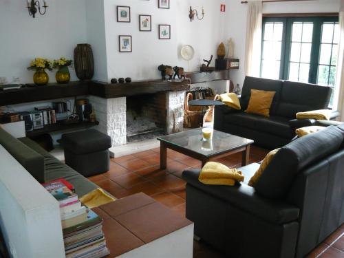 Ruang duduk di Casa do Riacho