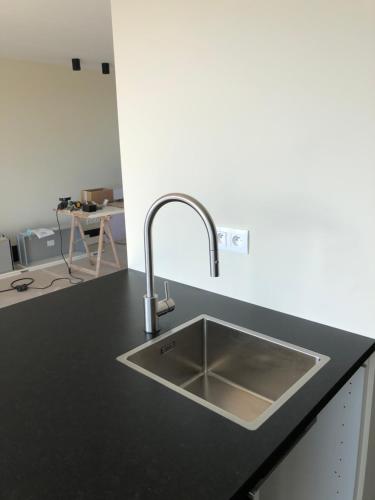 Kuchyň nebo kuchyňský kout v ubytování Residentie Zeezicht