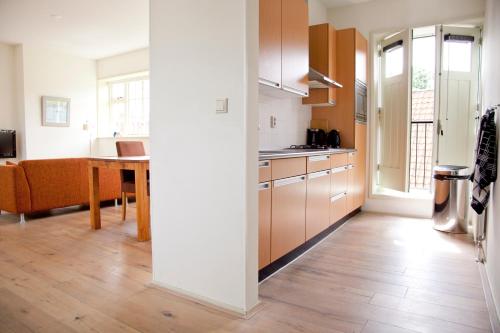 Kuchyň nebo kuchyňský kout v ubytování Gelkingehof Aparthotel