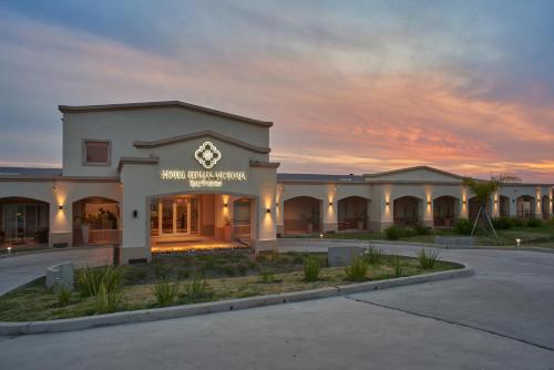 a rendering of the front of a hotel at HOTEL TERMAS VICTORIA Wellness Spa in Victoria