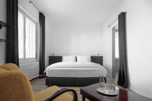 Ένα ή περισσότερα κρεβάτια σε δωμάτιο στο Casa al Sole