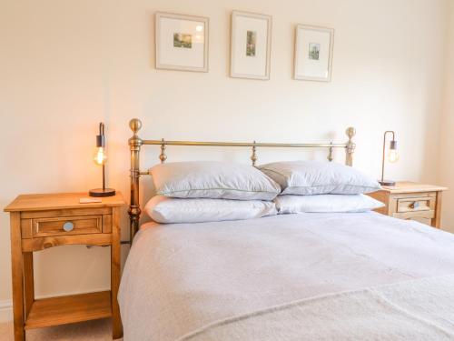 Cama o camas de una habitación en Mawnog Fach