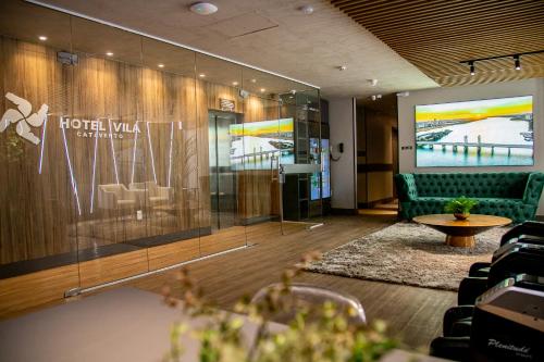 Ruang duduk di Hotel Vila Catavento