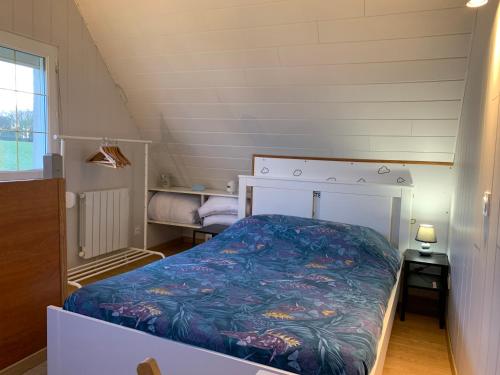 Ліжко або ліжка в номері Resid Home 5 - Duplex cosy avec parking gratuit