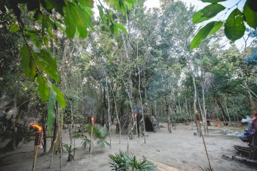 Jardin de l'établissement Wakax Hacienda - Cenote & Boutique Hotel - Small Luxury Hotels of the World