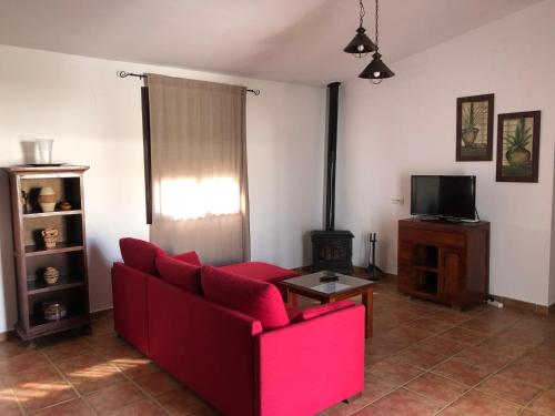 Μια τηλεόραση ή/και κέντρο ψυχαγωγίας στο Chalet Ventura en Conil