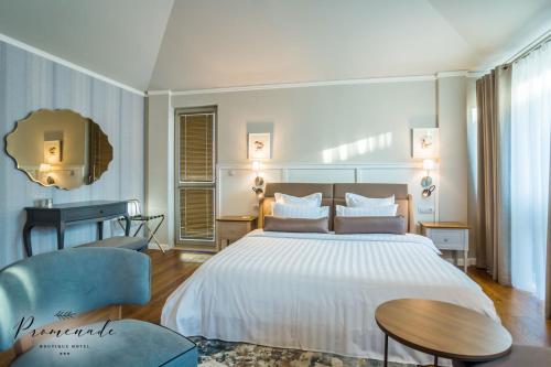 Hotel Residence Promenadeにあるベッド