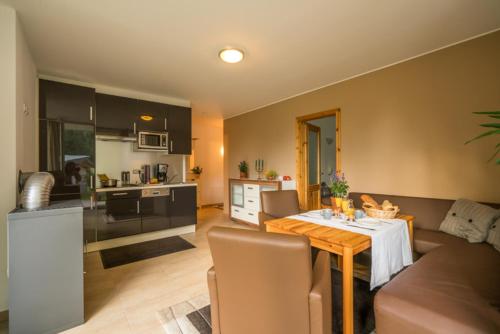 Η κουζίνα ή μικρή κουζίνα στο Apartments am Burggraben
